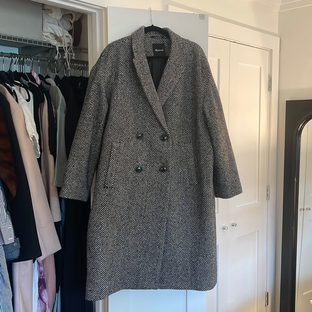 Gorgeous NWOT Madewell Wool Blend coat size XL